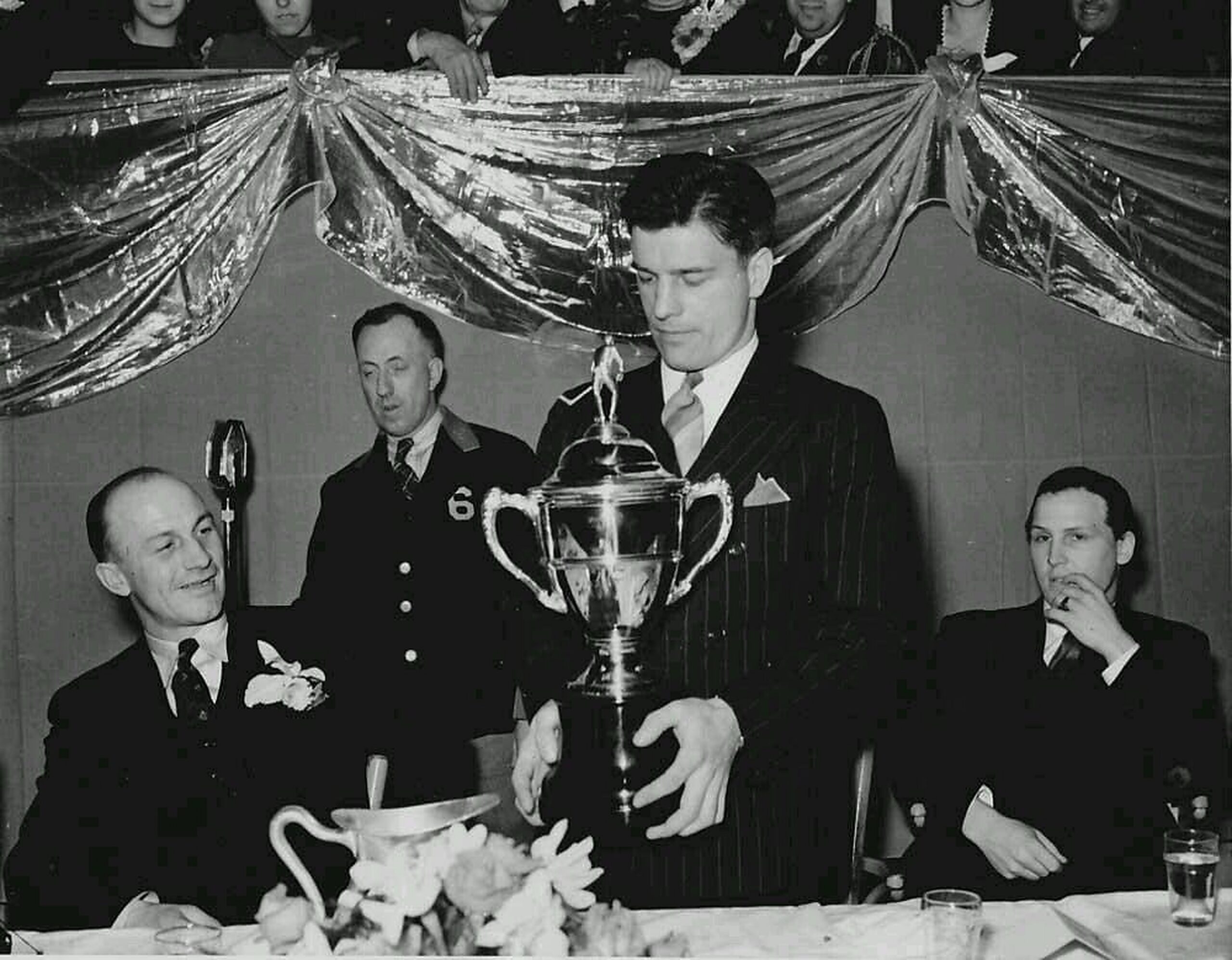 Historic hockey trophy presentation